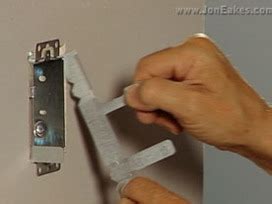 how to secure electrical box without studs|light junction box no stud.